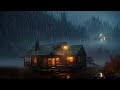 Cabaña bajo la lluvia con musica sin copyright (edit)