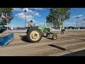 1960 Oliver 770 pull at Lake Region Threshing 2022 Dalton Minnesota