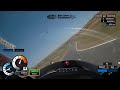Ken Hill ON BOARD - Thunderhill Raceway Park - Yamaha R6 w/ Magneti Marelli Data