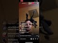 10kDunkin previews new song on IG live in the studio