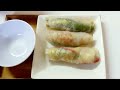 Vege Rice Paper Roll || Healthy Recipe