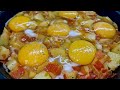 Just pour the eggs over the potatoes and the result will be amazing❗❗🔝 Recipe!
