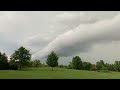 Crazy low storm cloud or alien spaceship?