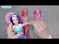 Unboxing Barbie Odile & Daisy Mermaids (with head swap footage)