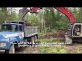 Loading Logging Debris - Link Belt - Mack R700