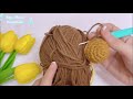 #99 - Móc bánh Hamburger 🍔 bằng len/ Ngọc Thanh Handmade 💕| Hook the Hamburger with wool?