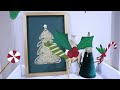 Diy-Cuadros navideños decorativos.Manualidades navideñas.