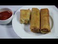 Healthy Chicken Vegetable Spring Roll ||Spring Roll by Kids Food #42