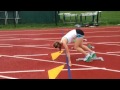 Faster Starts for Sprinters (Stepping out of Blocks vs Pushing out of Blocks)