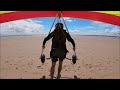Dune Gooning Avian Elan hang glider UK (Aberafun)