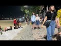 [4K] How is Thailand Now? Pattaya Beach Road, Freelancers!