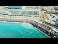 Okinawa seawall and American Village