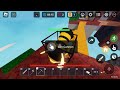 Pirate Davey gameplay MOBILE (Roblox Bedwars)