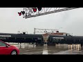 Central Avenue railroad crossing, UP 7224 Manifest, Le Mars, IA