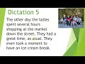 English Listening practice: Advanced Dictation 81 Simple Past Sentences