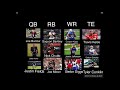 Make your NFL team (you get 4 picks)￼￼