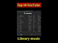 Top 10 youtube audio library music #shorts #viral #ytshorts