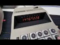 Vintage Calculator Sanyo icc-805 50 years old as new condition