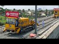 Monster Vehicles on High Speed ​​Railway Construction