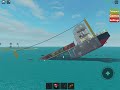 Cargo Ship Timelapse From Sinking Ship But With Realistic Water Physcis