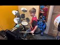 Ghosterbusters drums cover part 2 (by a 7 year old)