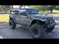 Jeep wrangler JL 392 HEMI with PSC ram steering on 39/40s