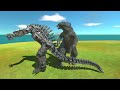 Godzilla 2014 VS Mecha Godzilla - Animal Revolt Battle Simulator