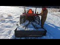 Using a Box Scraper for Snow Removal at Kettle Haven Ranch
