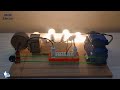 How To Generate 220V Free Energy From Oven Transformer And 6 Magnets