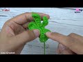 Easy Crochet 4 Leaf Clover Keychain, Crochet Leaf Clover Bouquet Tutorial