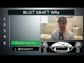 5 MUST DRAFT Wide Receivers | Fantasy Footballll 2024