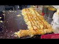 japanese street food - okonomiyaki お好み焼き