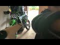 Kawasaki kx100 start up