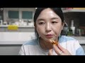Real Mukbang:) Homemade Chicken & Beer ☆ Korean style spicy chicken