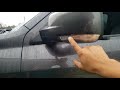 How to take apart remove the side view mirrors on a 2016 RAM 1500 Laramie.