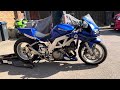 Suzuki SV1000S Drag Bike cold start