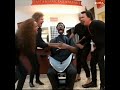 A group of time travelers interrupts at the barbershop (ai interrupting memes) #ai #memes #shorts