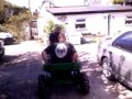 Garden tractor ride