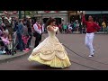 Belle & The Beast in Guest Star Day Procession at Disneyland Paris Before Parade, Beauty & The Beast