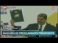🚨 TENSIÓN EN VENEZUELA | NICOLÁS MADURO ES PROCLAMADO PRESIDENTE