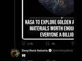 NASA to explore golden asteroid