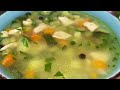 Easy and tasty chicken soup with zucchini for everyone! Eat at least every day!