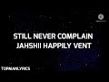 Jahshii - 25/8 (Official lyrics)