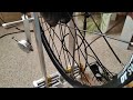 750 Watt 200$  Ebike Motor  on a Truing Stand