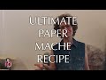 PAPER MACHE (CLAY) JUST GOT MUCH EASIER | avoid these mistakes 20