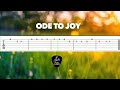 Ode to Joy - Beethoven | Easy Guitar Tabs Tutorial