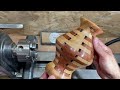 Woodturning :Crafting a Super DESIGN Piece with GEOMETRIC Innovation😳