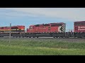 Air Canada Rouge Airbus A321-211 Landing On Runway 13 With A EB Mixed Freight Train Passing By #yqr