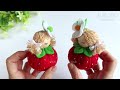 🍓Wonderful Strawberry Doll🍓How to sew a Felt Doll