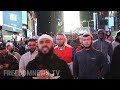 Hundreds Muslims Pray in Times Square for Ramadan